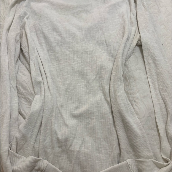 Aeropostale White and Pink Ribbed Top - Picture 3 of 4